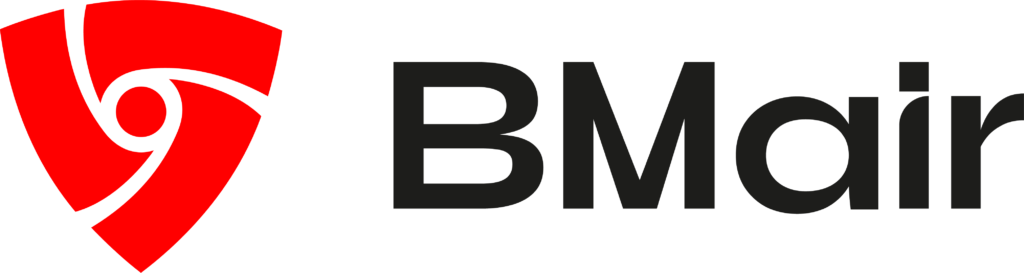 Logo BMair rouge et noir